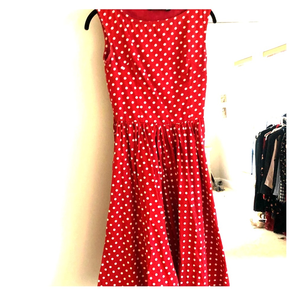 Penelope polka dot dress